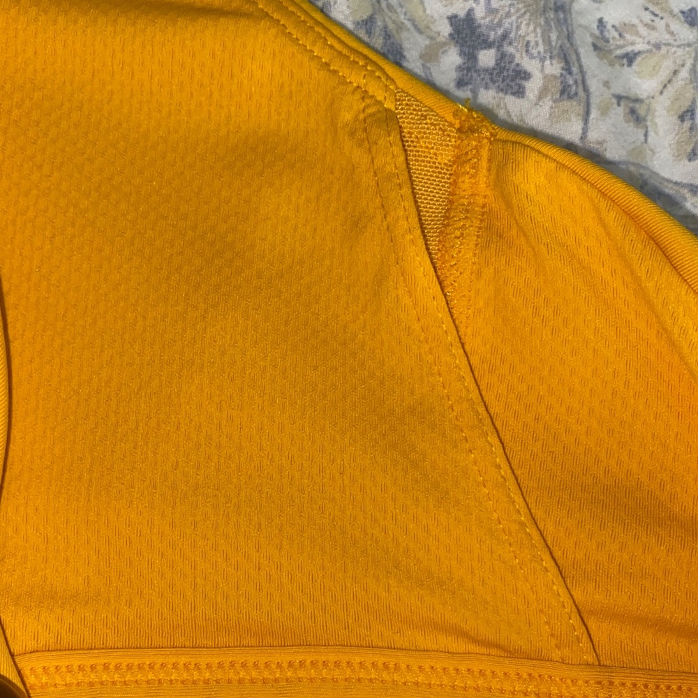 Athleta Ultimate Vibrant Yellow/Orange Sports Bra XL - Picture 11 of 12